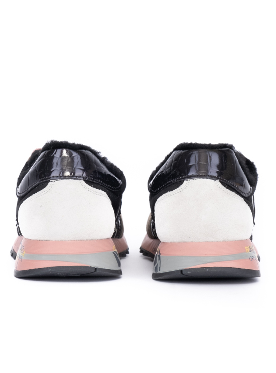Комбинированные утепленные кроссовки с акцентными вставками Premiata Lucy 6007