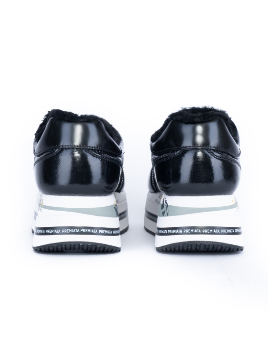 Утепленные черные кроссовки Premiata Beth 6107
