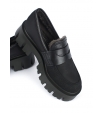 Утепленные черные туфли Premiata