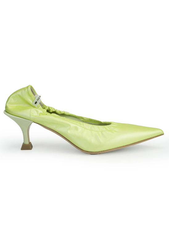Туфли-лодочки салатового цвета Premiata