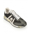 Черные кроссовки с белыми шнурками Premiata Lucy 6228