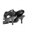 Босоножки черного цвета на среднем каблуке Premiata