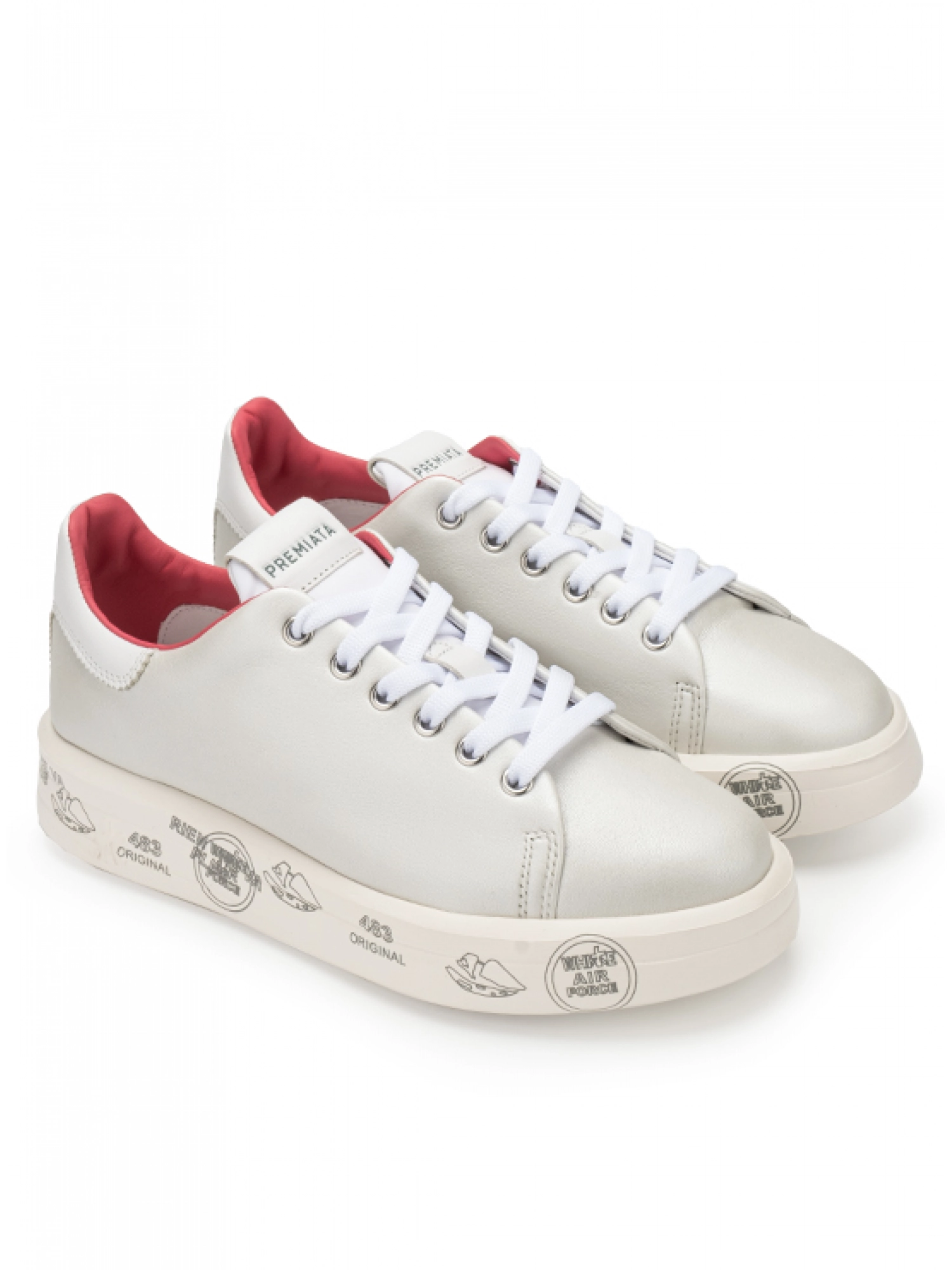 Серые кеды Premiata Belle 6282