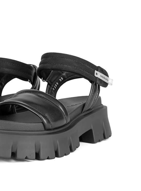 Кожаные сандалии черного цвета Premiata