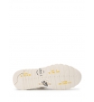 Перфорированные кроссовки молочного цвета с бежевыми вставками Premiata Lucy 6669