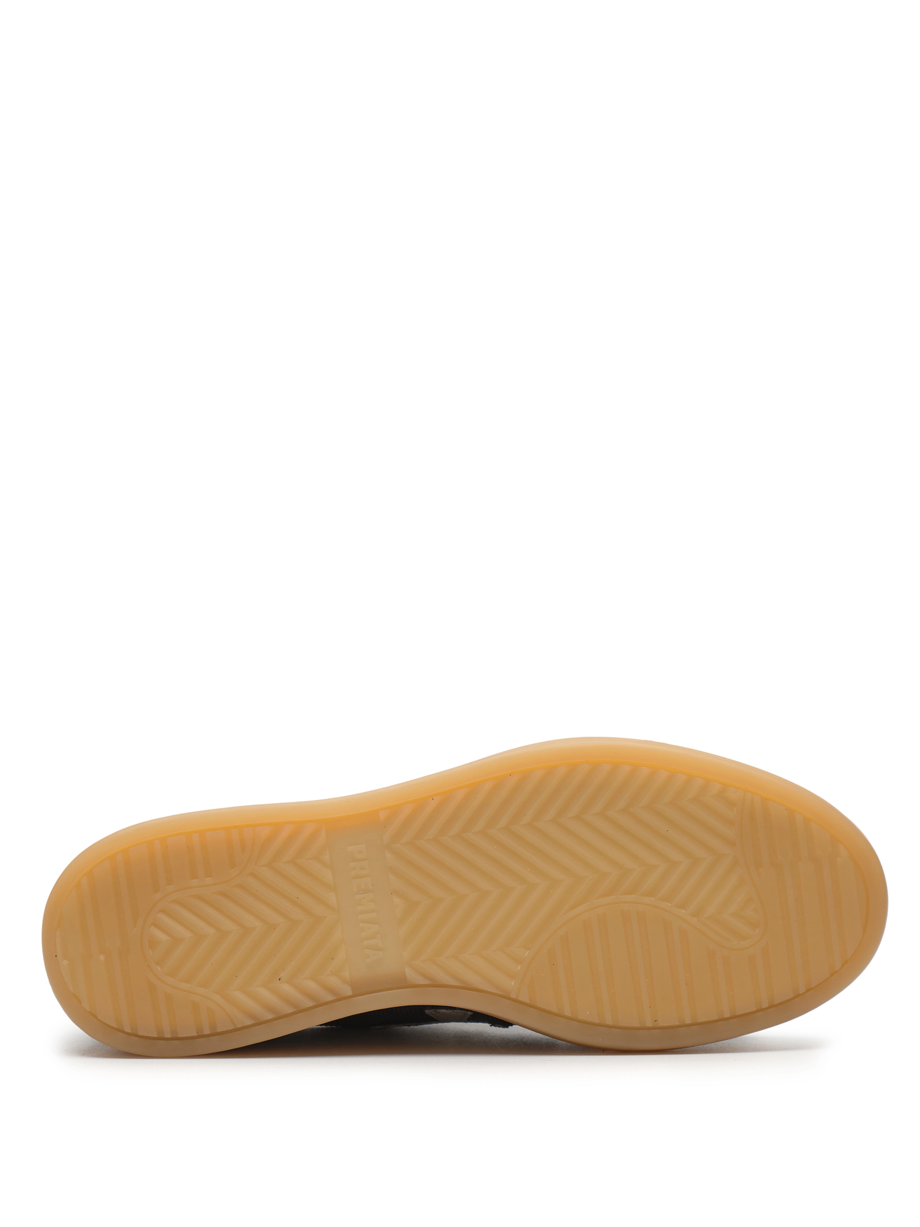 Кеды в черном цвете  Premiata MICOL8193 на объемной подошве в коричневом цвете