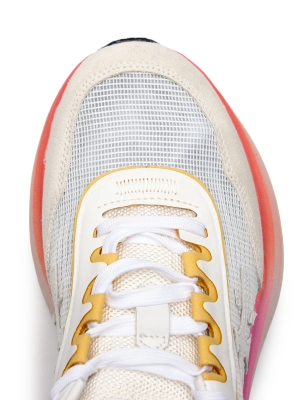 Перфорированные кроссовки в белом  цвете Premiata HILL8239 на рельефной подошве