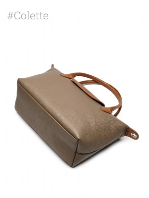 Сумка тоут через плечо OiTrend в бежевом цвете Colette