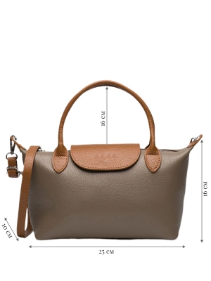 Сумка тоут через плечо OiTrend в бежевом цвете Colette