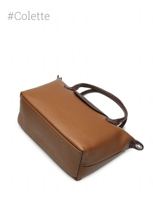 Colette1246242 Сумка кож. OiTREND Италия рыжий