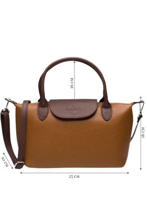 Colette1246242 Сумка кож. OiTREND Италия рыжий