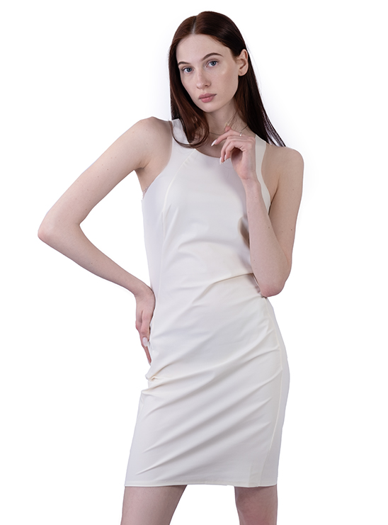 Платье-футляр белого цвета Patrizia Pepe