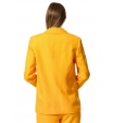 Оранжевый пиджак с лацканами и застежкой на одной пуговице Patrizia Pepe