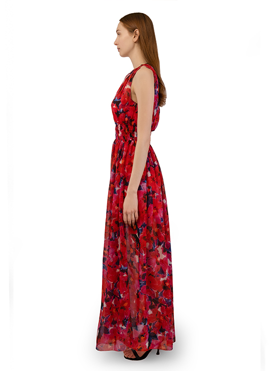 Платье в пол с цветочным принтом Patrizia Pepe