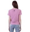 Розовая футболка с надписью на груди Patrizia Pepe