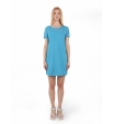 Платье мини голубого цвета  Armani Exchange