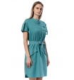 Платье бирюзового цвета AERONAUTICA Италия