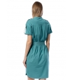 Платье бирюзового цвета AERONAUTICA Италия