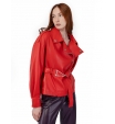 Куртка из экокожи красного цвета Patrizia Pepe