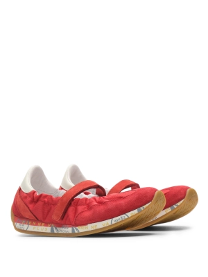 Premiata RINA8291 Балетки в красном цвете на молочной подошве