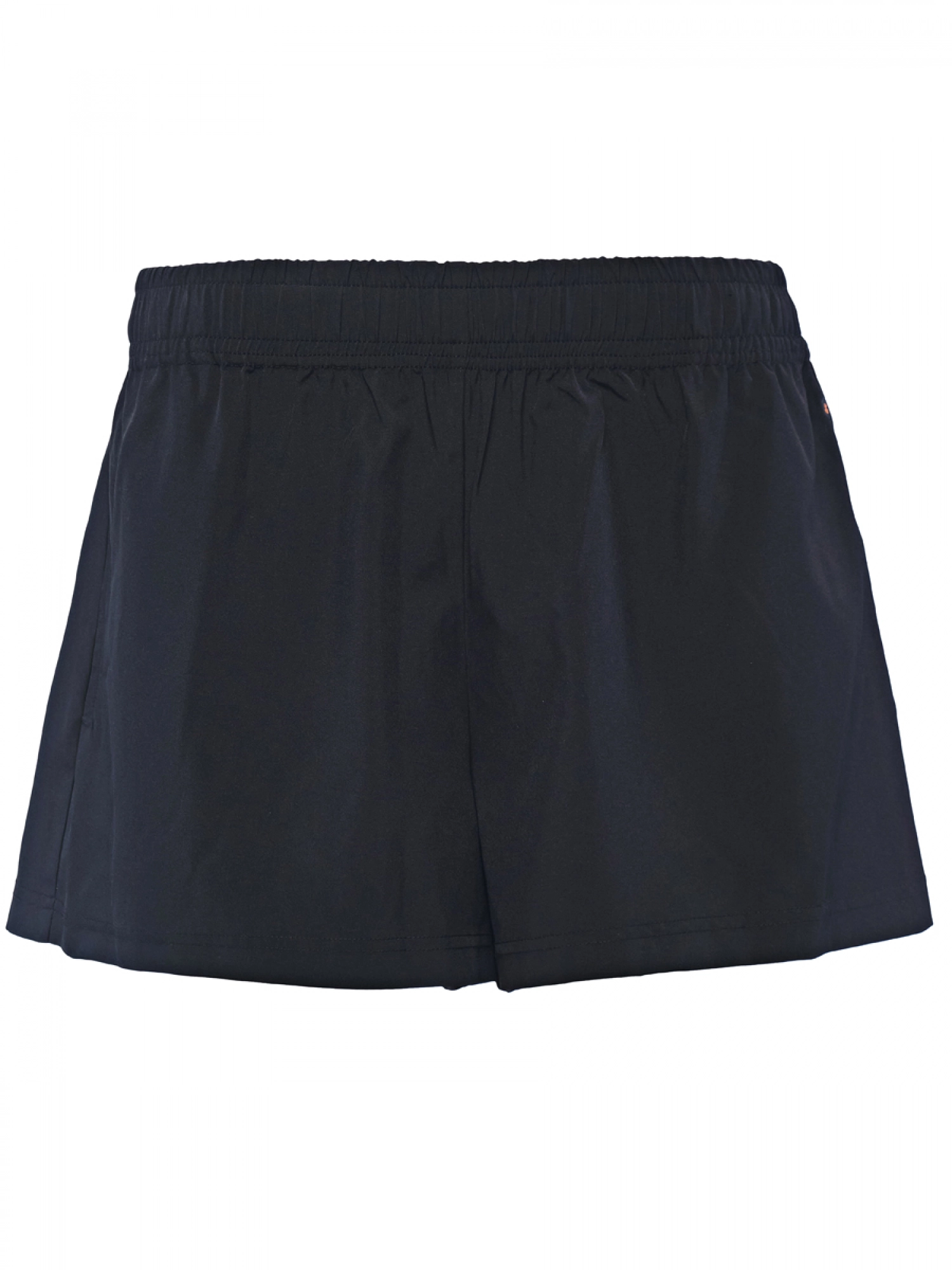 Шорты в черном цвете с резинкой на поясе свободного кроя Save The Duck