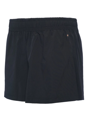 Шорты в черном цвете с резинкой на поясе свободного кроя Save The Duck